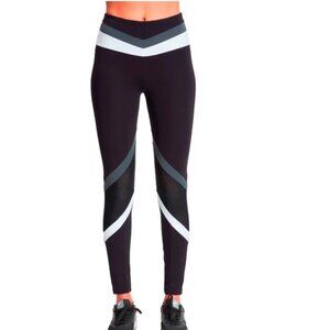 Boom Boom Athletica Tri Colour Blocked Leggings – Size S – NWOT